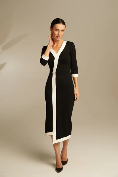 Платье с имитацией запаха