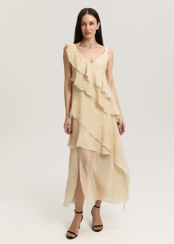 Платье из лиоцелла в стиле бохо