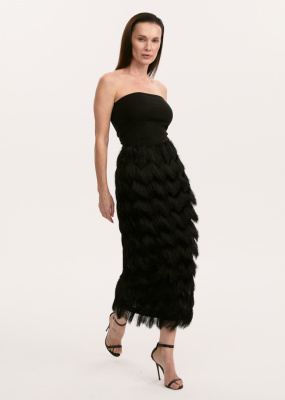 Юбка из бахромы