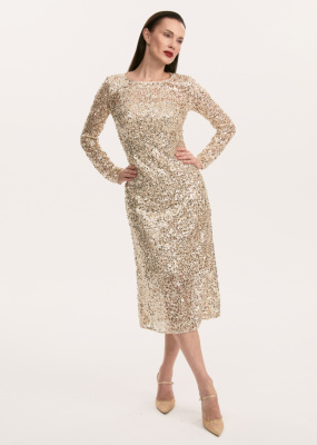 Платье с пайетками