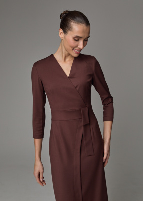 Платье с имитацией запаха  Платье с имитацией запаха