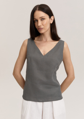 Топ изо льна 