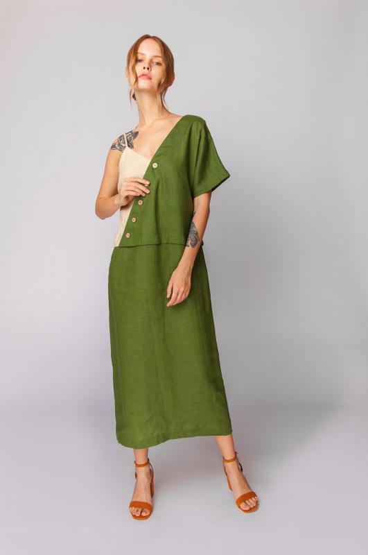 Асимметричное платье 