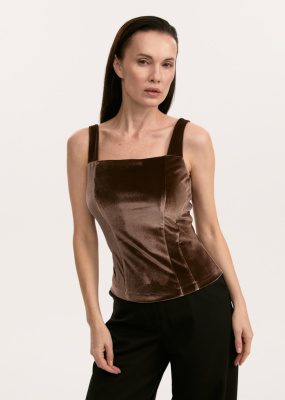 Топ бархатный