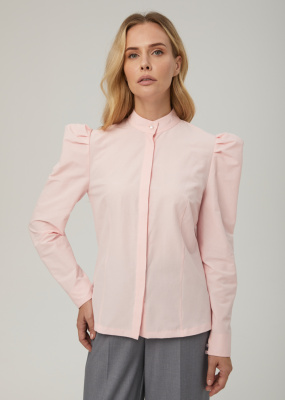 Рубашка с рукавами-буфами 