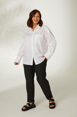 Oversize рубашка из хлопка