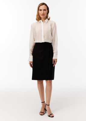 Юбка на запах до колена