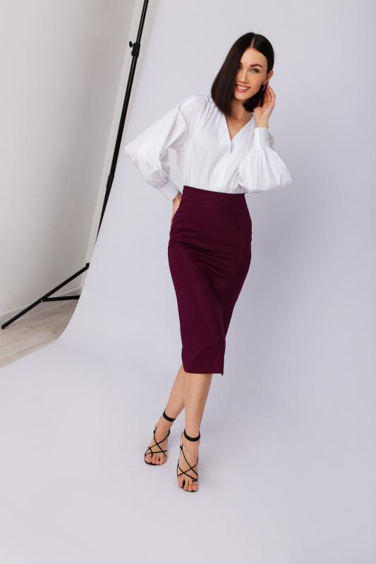 Рубашка с объёмными рукавами