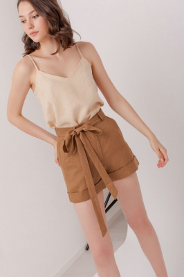 Льняные шорты