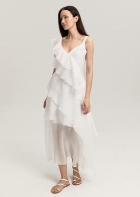 Платье из лиоцелла в стиле бохо 