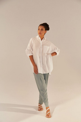 Oversize-рубашка изо льна