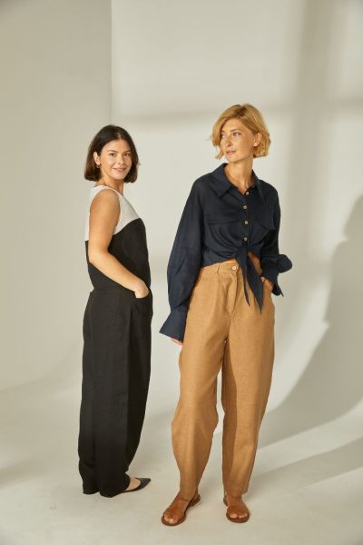 Брюки изо льна