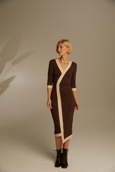 Платье с имитацией запаха Платье с имитацией запаха