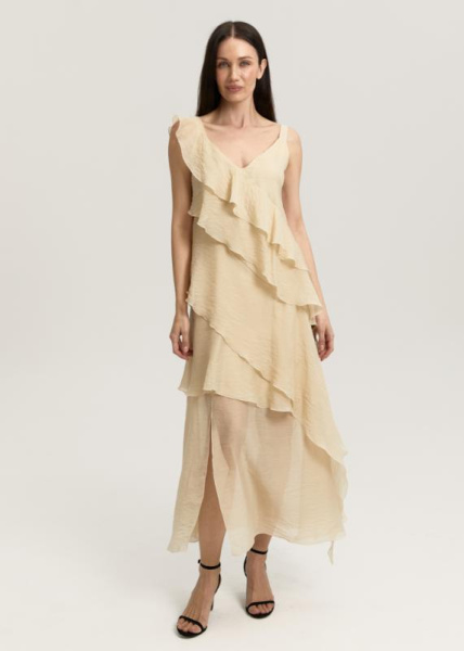 Платье из лиоцелла в стиле бохо