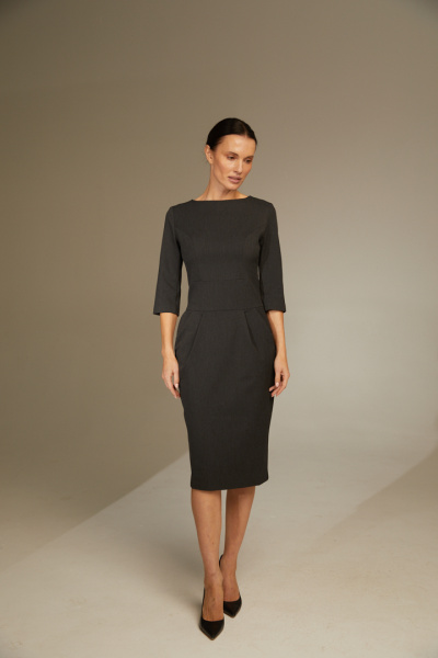 Платье-футляр с карманами	 Платье-футляр с карманами