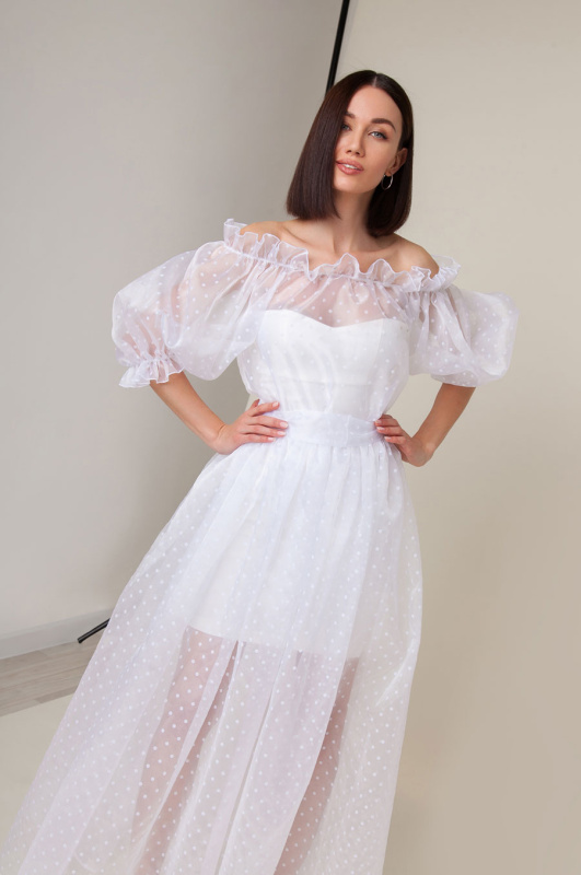 Двухслойное платье