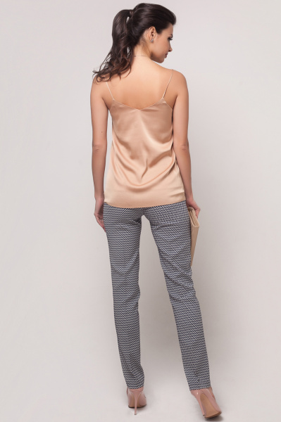 Брюки из жакарда