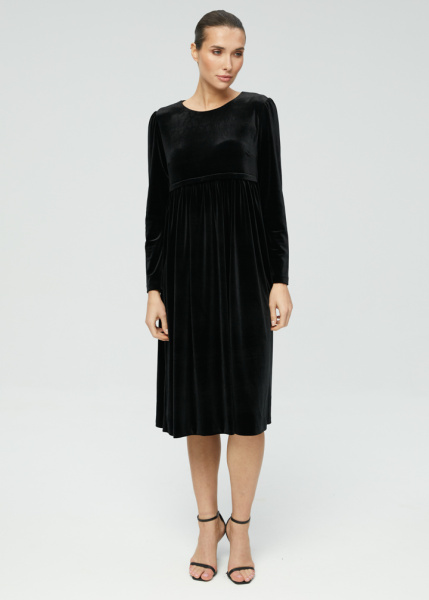 Бархатное платье