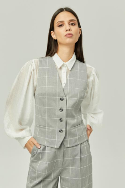 Жилет укороченный