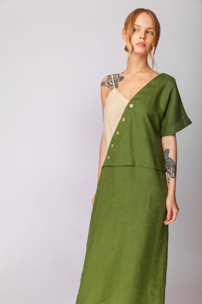 Асимметричное платье 