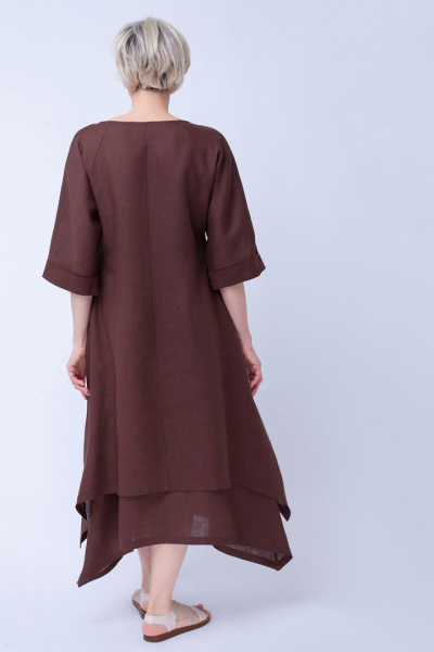 Льняное платье в стиле бохо