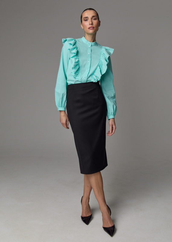 Юбка с декоративными элементами