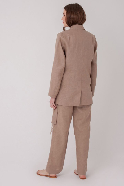 Льняной жакет на запах