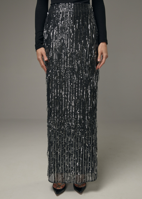 Вечерняя юбка с пайетками