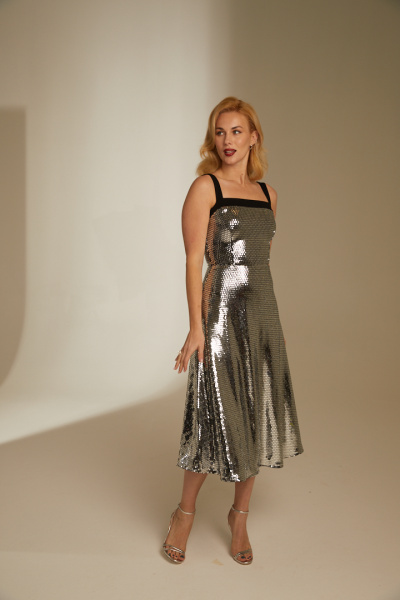 Платье-сарафан из пайеток