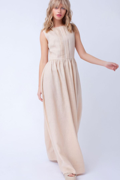 Льняное платье изо льна