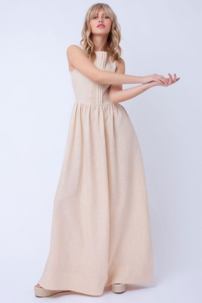 Льняное платье изо льна