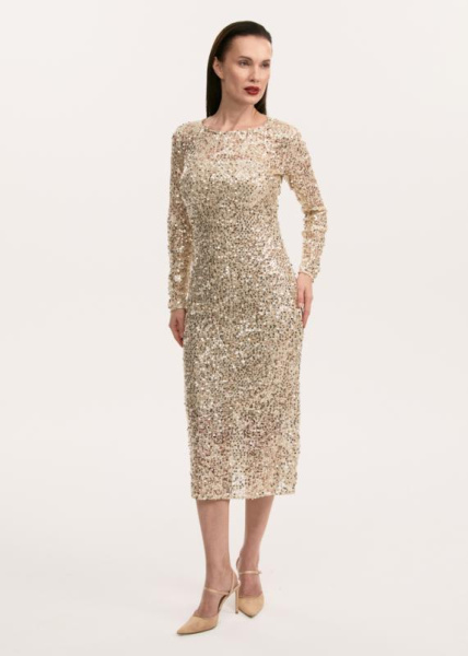 Платье с пайетками