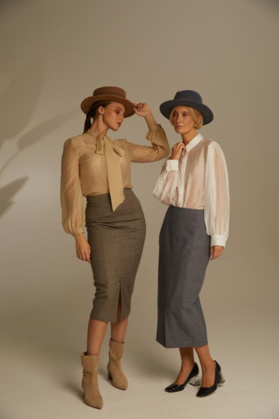 Юбка из 100% шерси