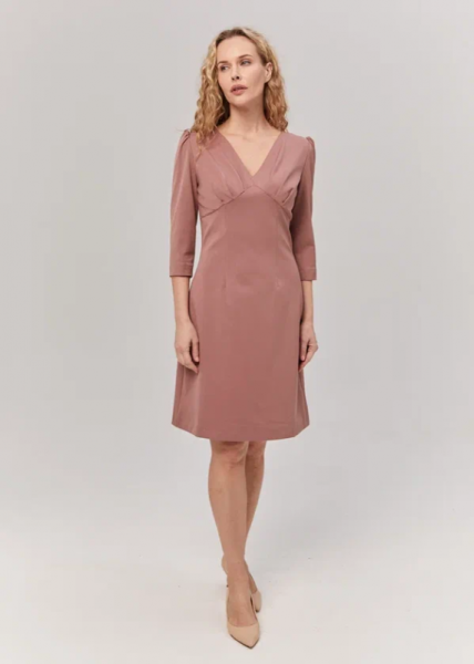 Платье с юбкой трапеция