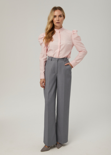 Рубашка с рукавами-буфами 