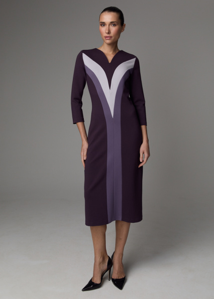 Платье с акцентными вставками Платье с акцентными вставками