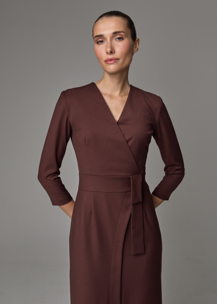 Платье с имитацией запаха  Платье с имитацией запаха