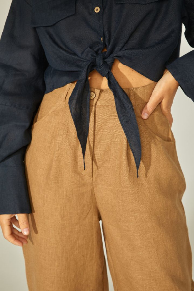 Брюки изо льна