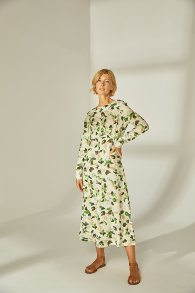 Платье с цветочным принтом 