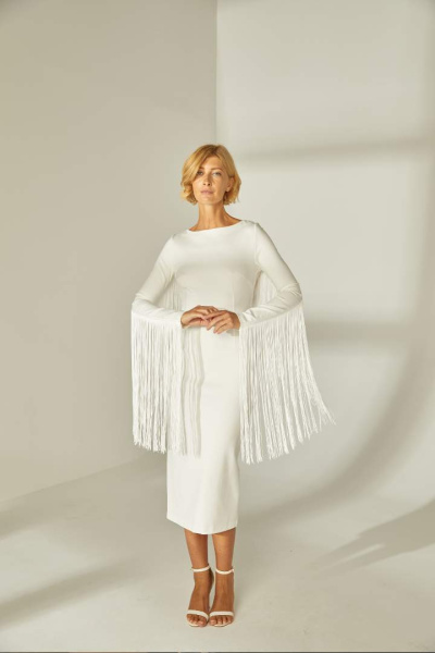 Коктейльное платье с бахромой