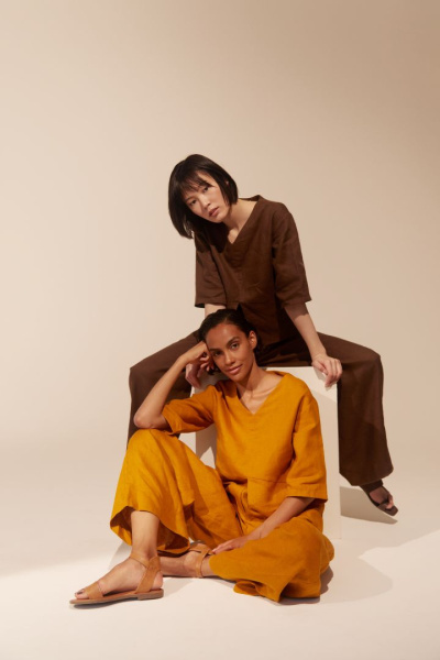 Рубашка изо льна