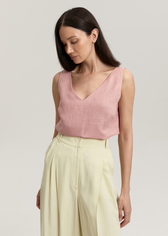 Топ изо льна 