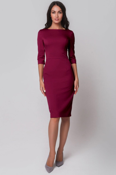 Базовое платье из костюмной ткани  Базовое платье из костюмной ткани