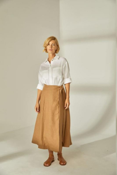 Юбка изо льна