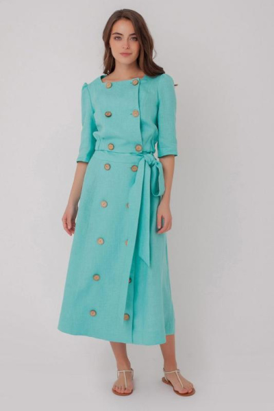 Топ с юбкой изо льна