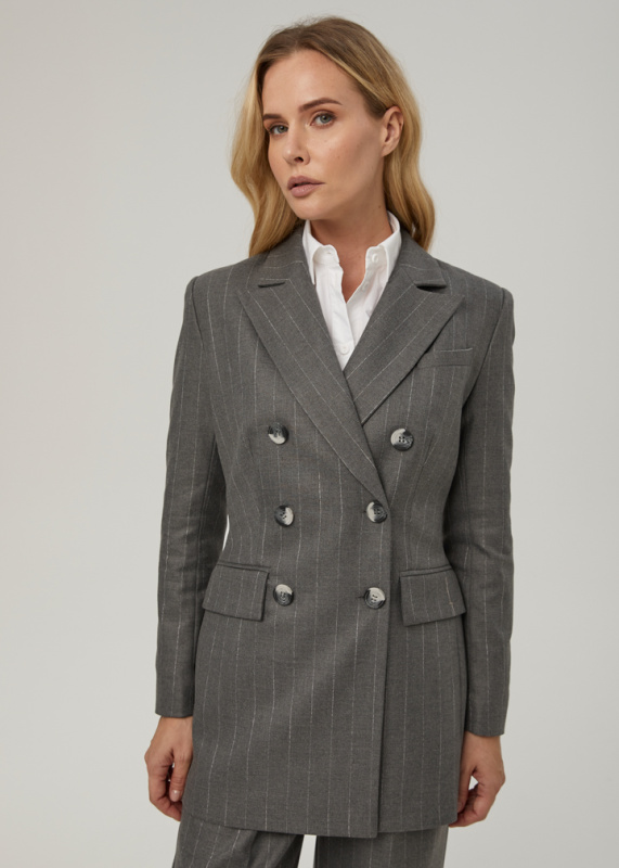 Жакет в полоску