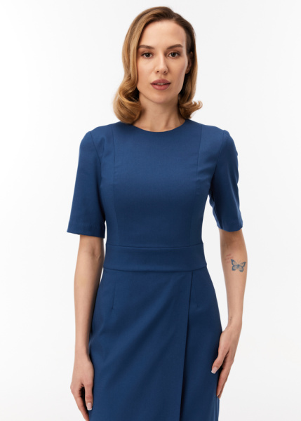 Платье с юбкой на запах