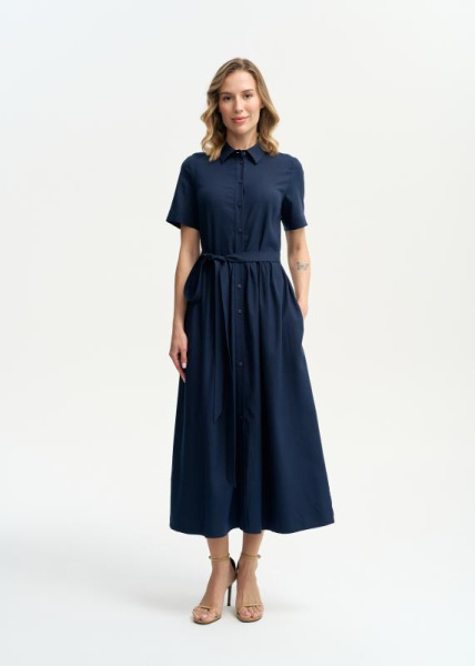 Платье с рубашечным верхом
