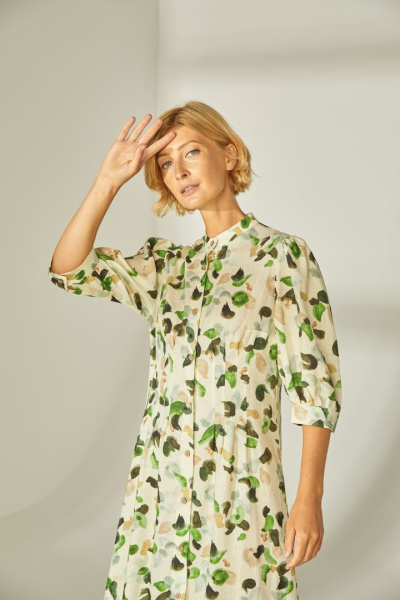 Платье с цветочным принтом 