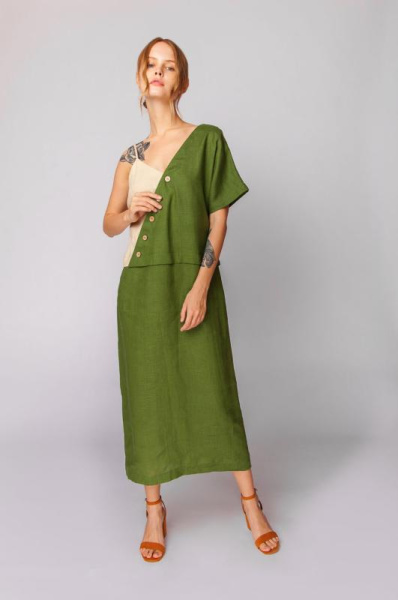 Асимметричное платье 